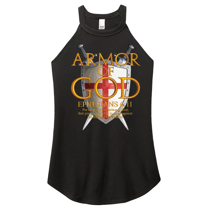 Armor Of God Ephesians Bible Verse Religious Christian Women’s Perfect Tri Rocker Tank