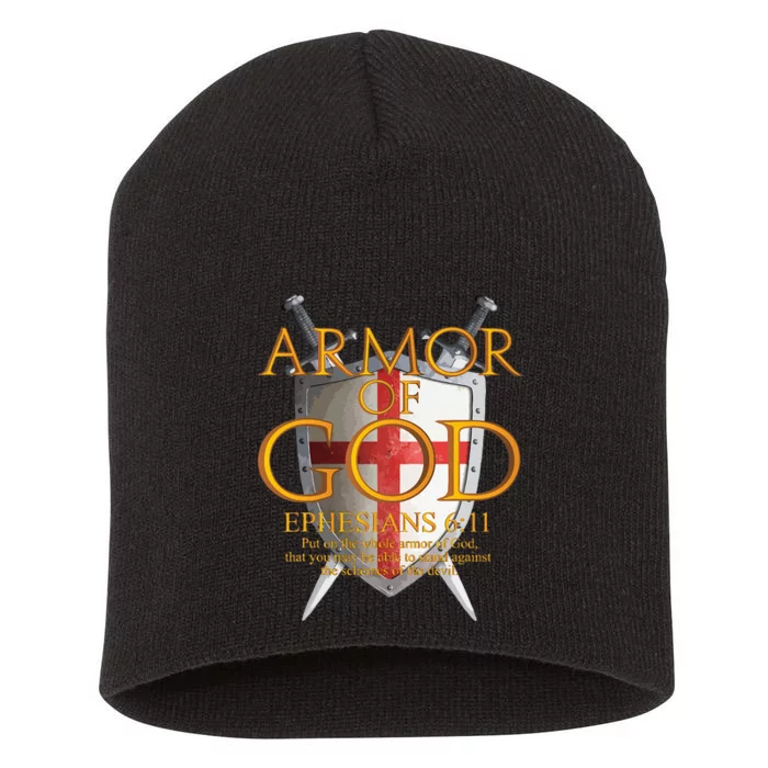 Armor Of God Ephesians Bible Verse Religious Christian Short Acrylic Beanie