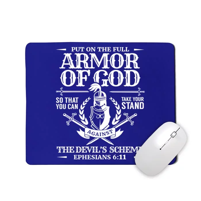 Armor Of God Christian Bible Verse Religious Cool Gift Mousepad