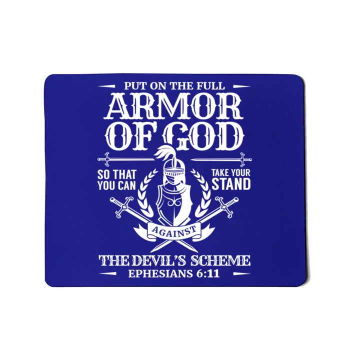 Armor Of God Christian Bible Verse Religious Cool Gift Mousepad