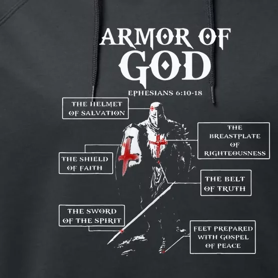 Armor Of God Bible Verse Cool For Religious Christian Performance Fleece Hoodie