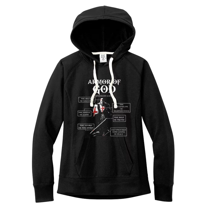 Armor Of God Bible Verse Cool For Religious Christian Women's Fleece Hoodie