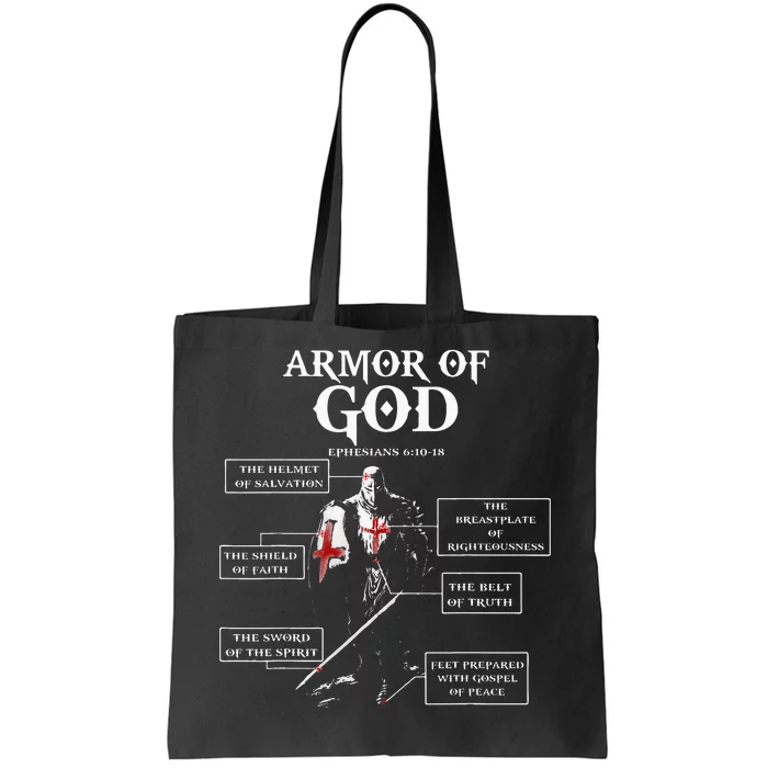 Armor Of God Bible Verse Cool For Religious Christian Tote Bag