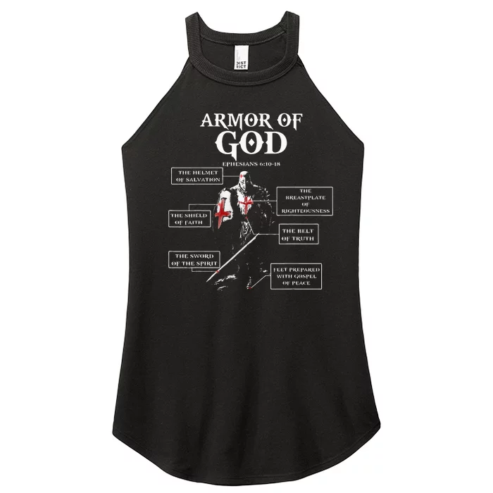 Armor Of God Bible Verse Cool For Religious Christian Women’s Perfect Tri Rocker Tank