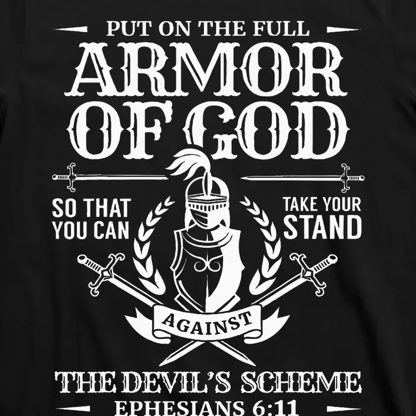 Armor Of God Christian Bible Verse Religious T-Shirt