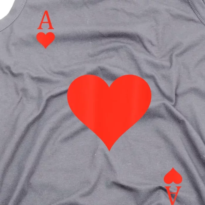 Ace Of Hearts Costume Deck Of Cards Playing Card Halloween Tank Top