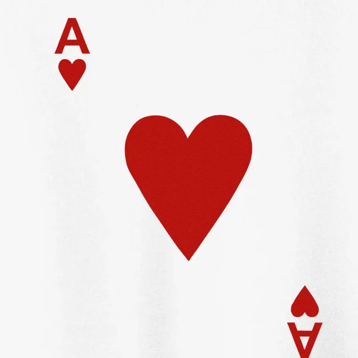 Ace Of Hearts Blackjack Cards Poker 21 Toddler T-Shirt