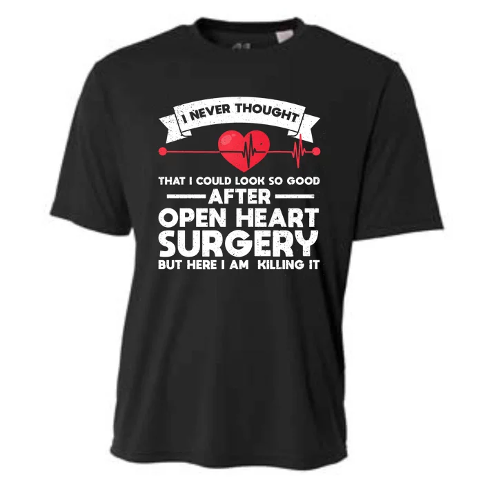 After Open Heart Surgery Open Heart Surgery Gift Cooling Performance Crew T-Shirt