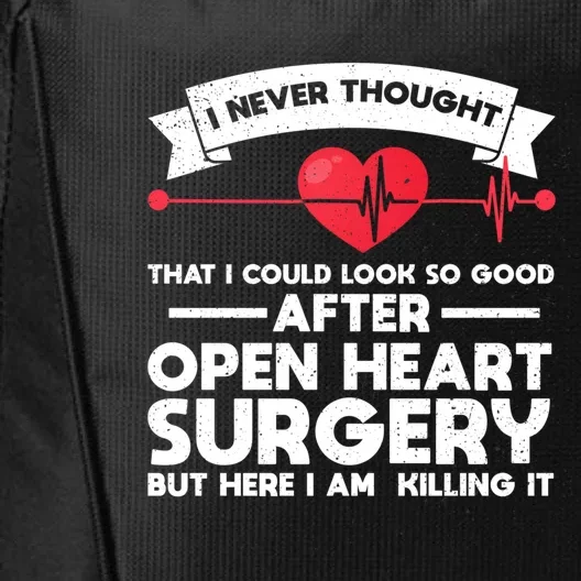 After Open Heart Surgery Open Heart Surgery Gift City Backpack