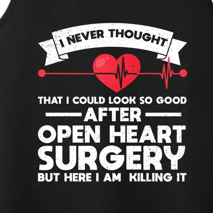 After Open Heart Surgery Open Heart Surgery Gift Performance Tank