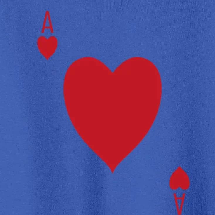 Ace Of Hearts Deck Of Cards Matching Halloween Costume Great Gift Toddler T-Shirt