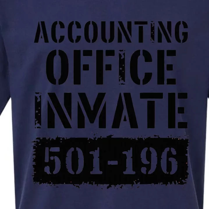 Accounting Office Inmate Costume Prison Accountant Sueded Cloud Jersey T-Shirt