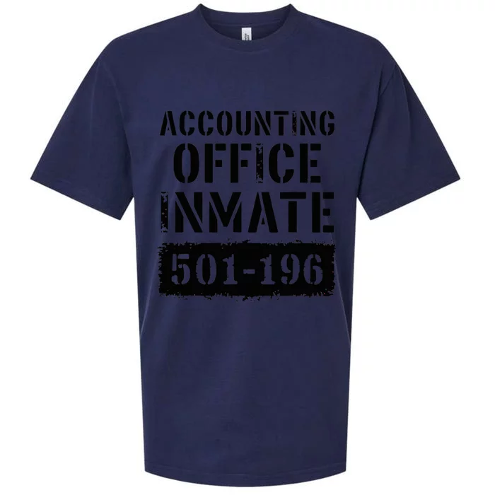 Accounting Office Inmate Costume Prison Accountant Sueded Cloud Jersey T-Shirt