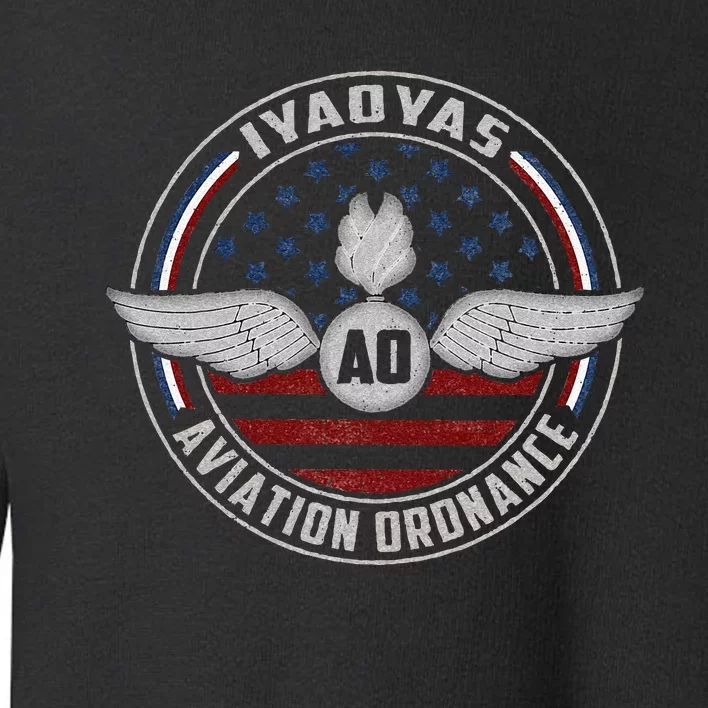 Aviation Ordnance IYAOYAS US Military EOD Ordnanceman Toddler Sweatshirt