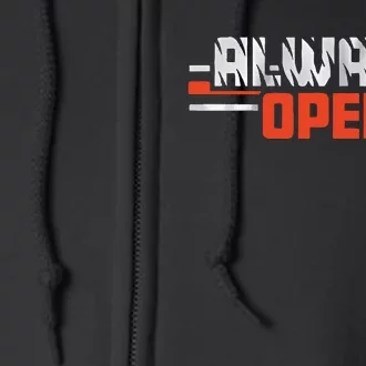 Always Open In Cincinnati Full Zip Hoodie