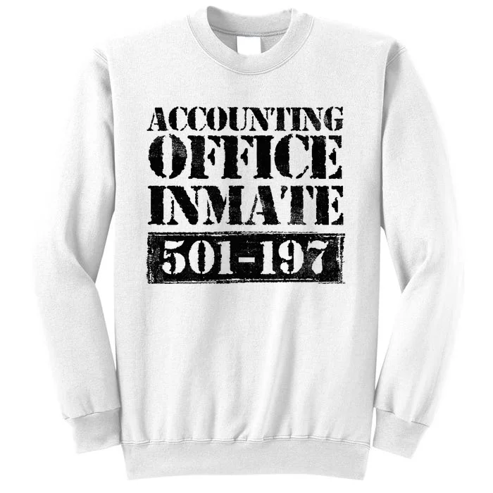 Accounting Office Inmate Jail Halloween Costume Accountant Sweatshirt