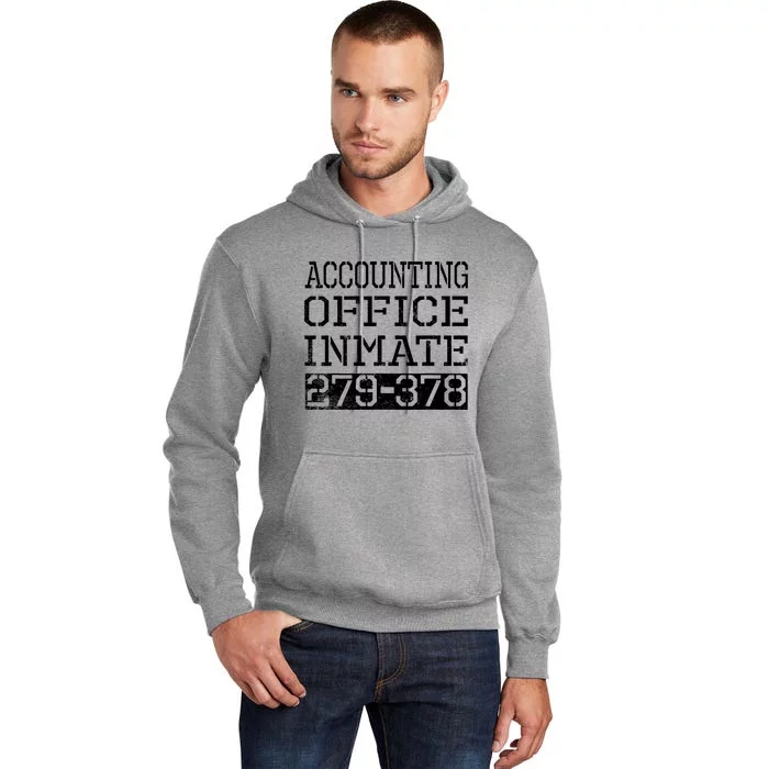 Accounting Office Inmate Novelty Prison Jail Halloween Tall Hoodie