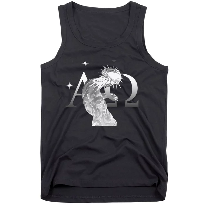 Alpha Omega Jesus Is King Seek Kingdom Jojo Tank Top