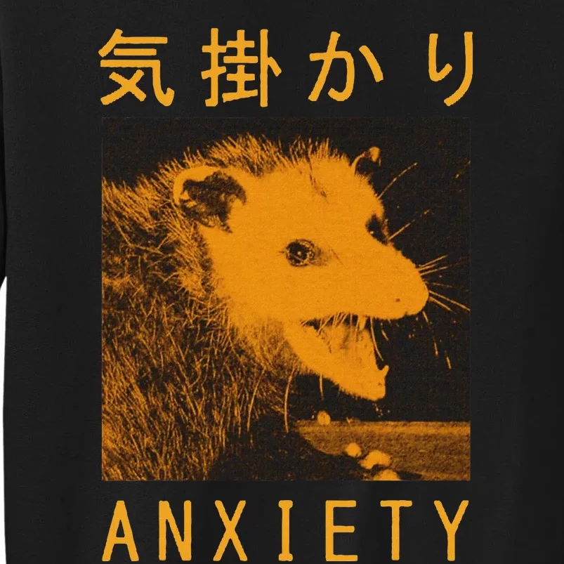 Anxiety Opossum Japanese Sweatshirt