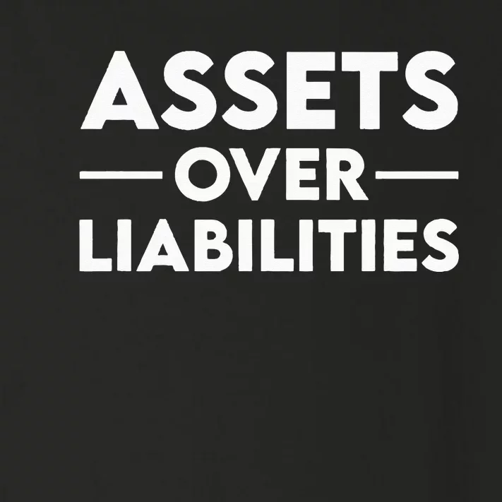 Assets Over Liabilities Accountant Toddler Long Sleeve Shirt