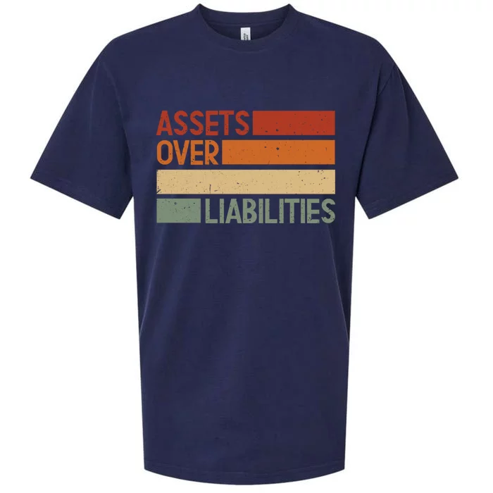 Assets Over Liabilities Gift Sueded Cloud Jersey T-Shirt