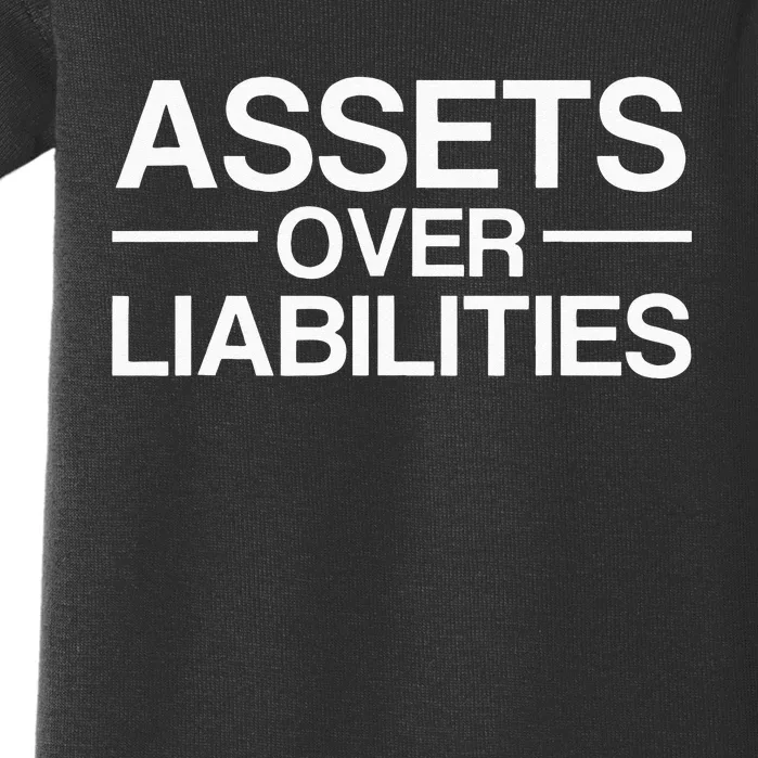 Assets Over Liabilities Accountant Baby Bodysuit