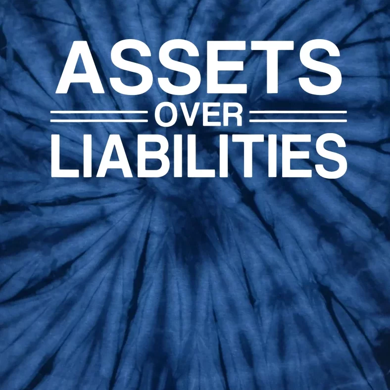 Assets Over Liabilities Accountant Tie-Dye T-Shirt