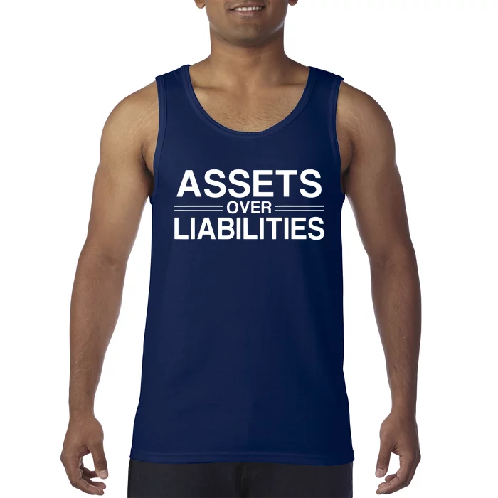 Assets Over Liabilities Accountant Tank Top