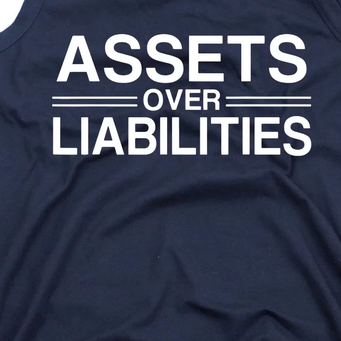 Assets Over Liabilities Accountant Tank Top