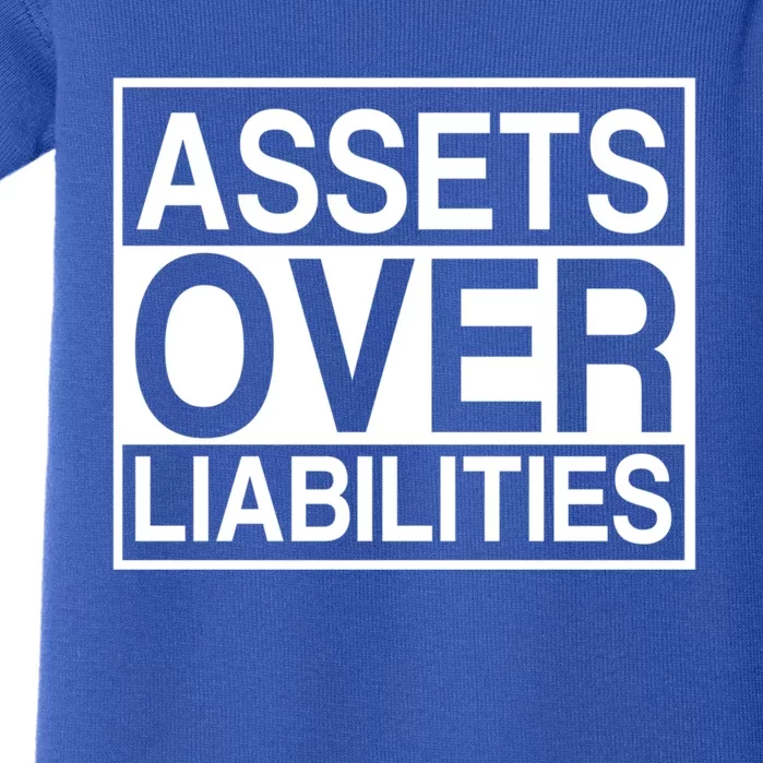 Assets Over Liabilities Accountant Meaningful Gift Baby Bodysuit