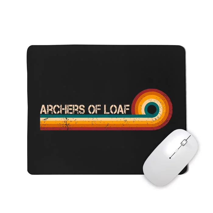 Archers Of Loaf Retro Stripes Musician Mousepad