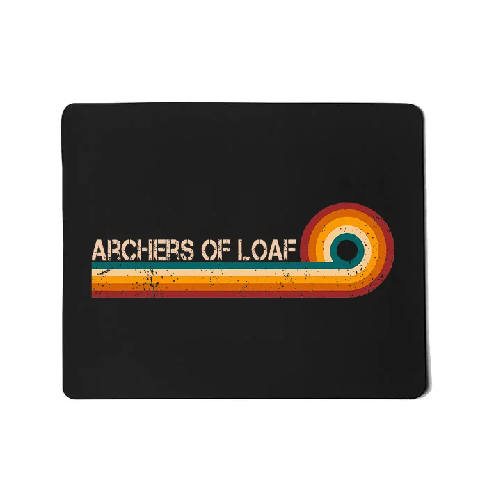 Archers Of Loaf Retro Stripes Musician Mousepad