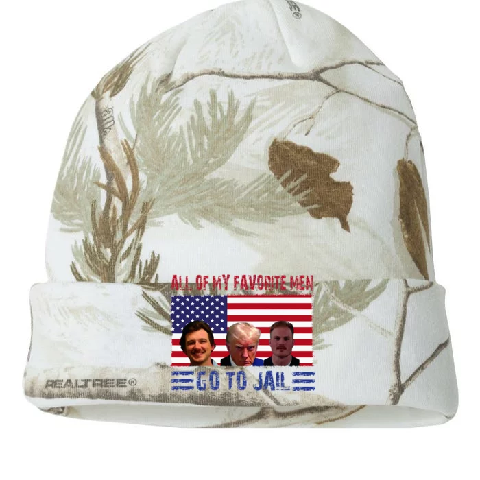 All Of My Favorite Go To Jail Trump Kati - 12in Camo Beanie