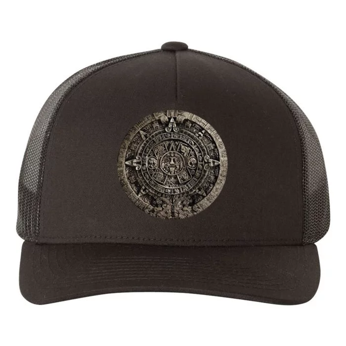 Aztec Or Mayan Calendar Maya Yupoong Adult 5-Panel Trucker Hat