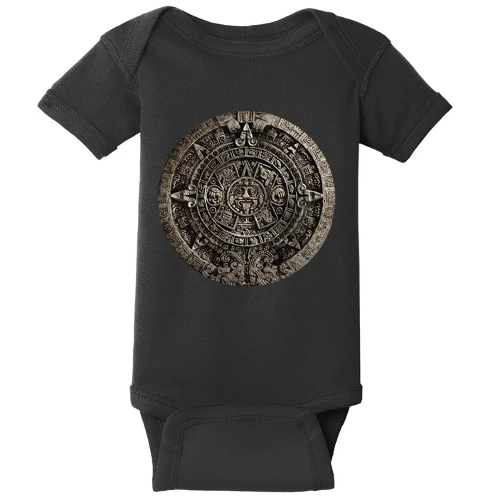 Aztec Or Mayan Calendar Maya Baby Bodysuit