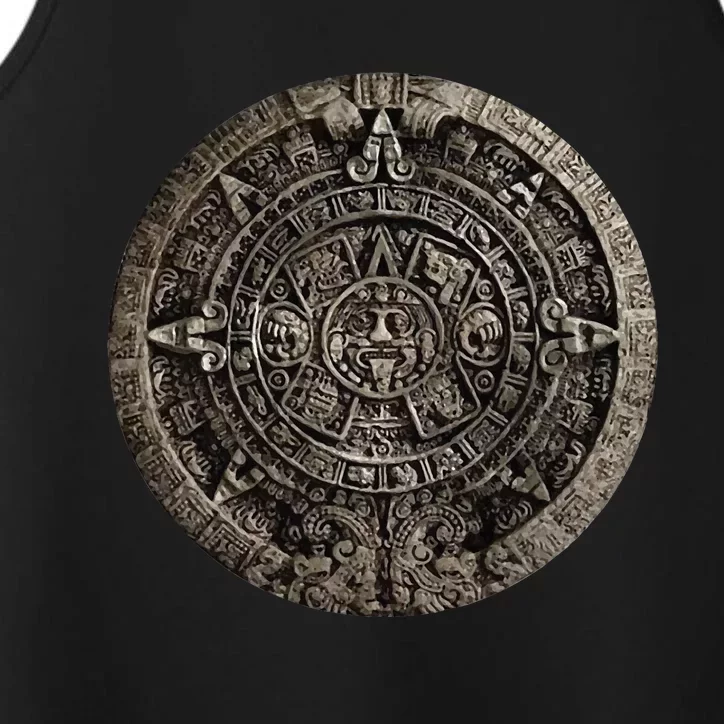 Aztec Or Mayan Calendar Maya Performance Tank