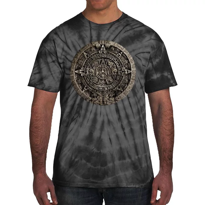 Aztec Or Mayan Calendar Maya Tie-Dye T-Shirt