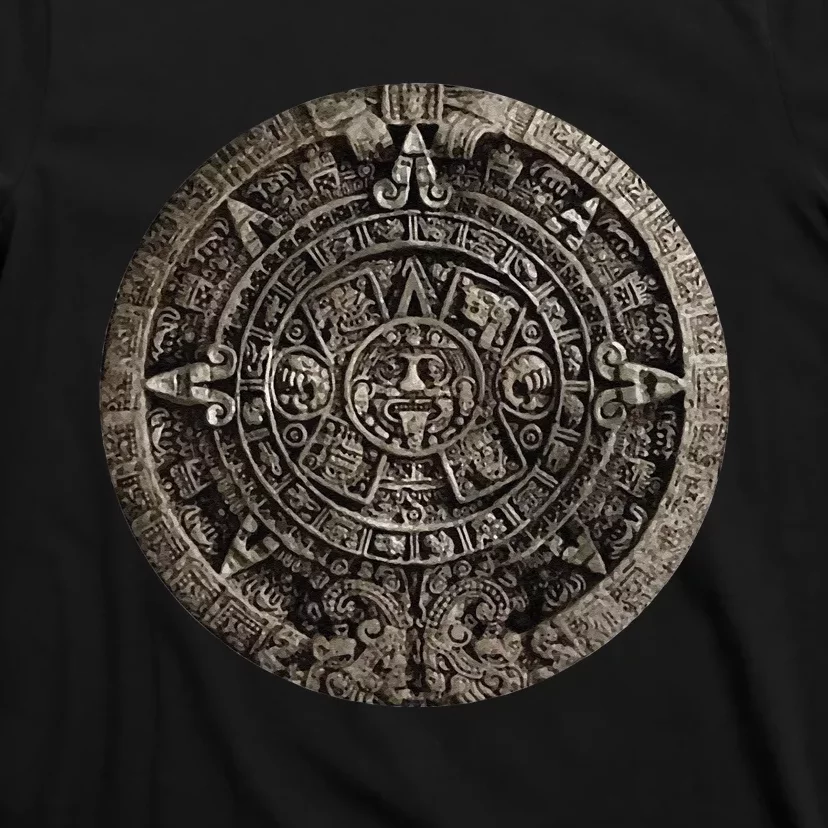 Aztec Or Mayan Calendar Maya Men Women Kids T-Shirt