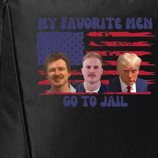 All Of My Favorite Man Go To Jail Groovey Retro 70s City Backpack