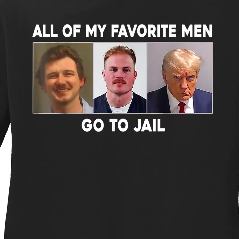 All Of My Favorite Go To Jail Ladies Long Sleeve Shirt