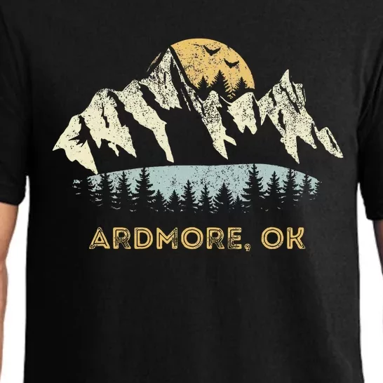 Ardmore Oklahoma Mountain Sunset Sunrise Ok Pajama Set