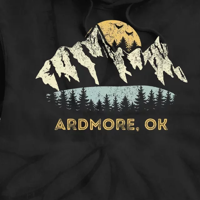 Ardmore Oklahoma Mountain Sunset Sunrise Ok Tie Dye Hoodie