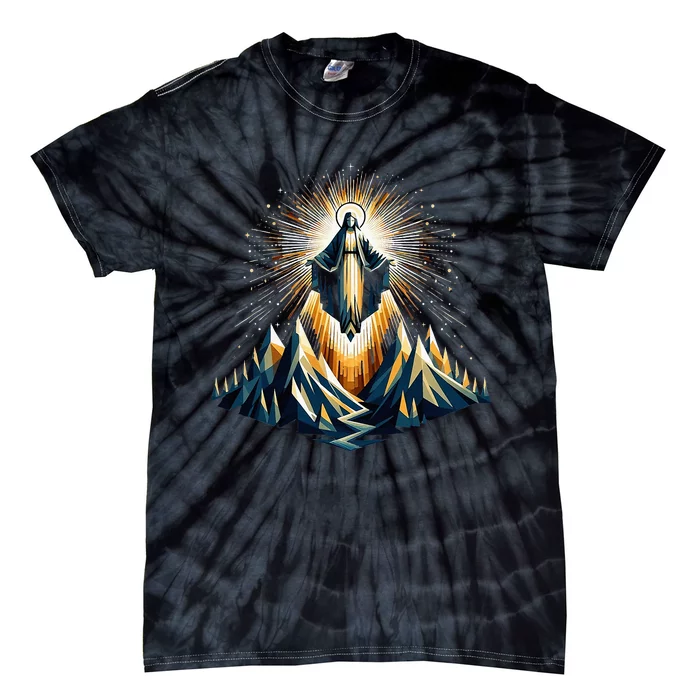 Assumption Of Mary. Holy Mary Mother Of Jesus Christ. Tie-Dye T-Shirt