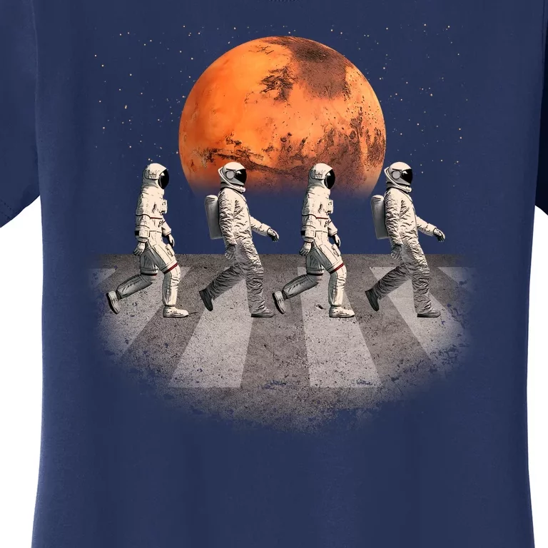 Astronauts Occupy Mars Crosswalk Women's T-Shirt