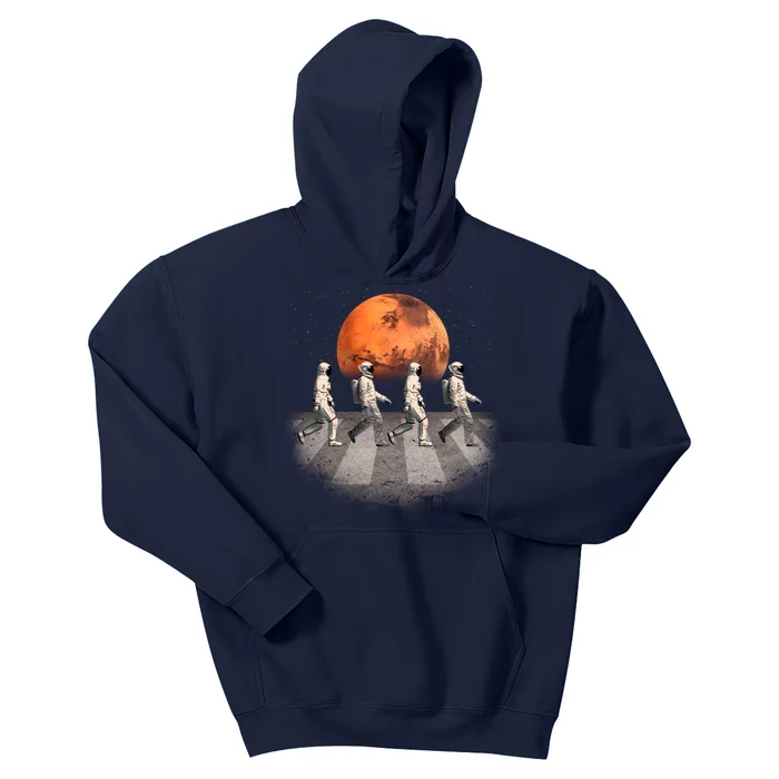 Astronauts Occupy Mars Crosswalk Kids Hoodie