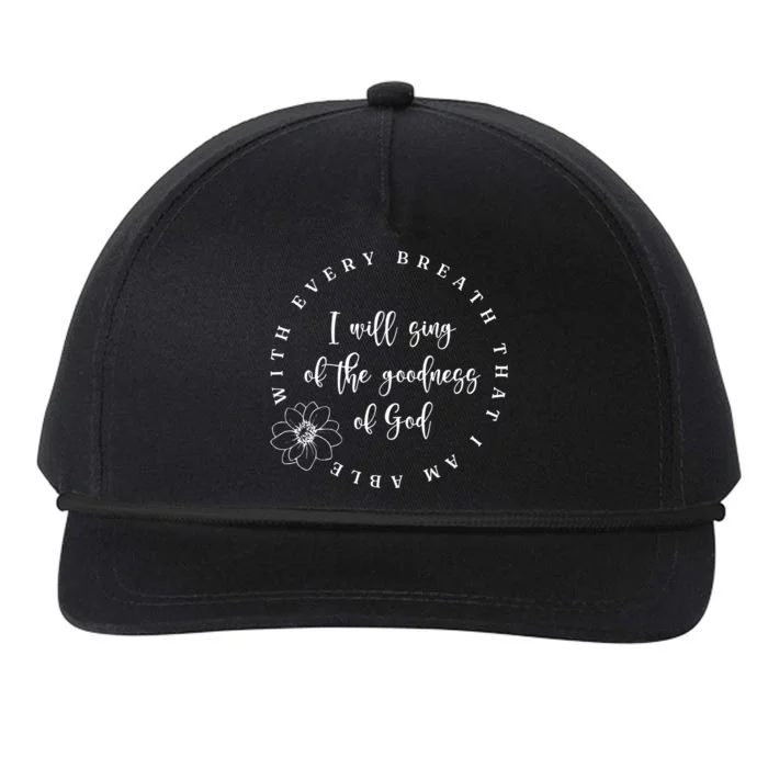 All Of My Life You Have Been Faithful Goodness Of God Cool Gift Snapback Five-Panel Rope Hat