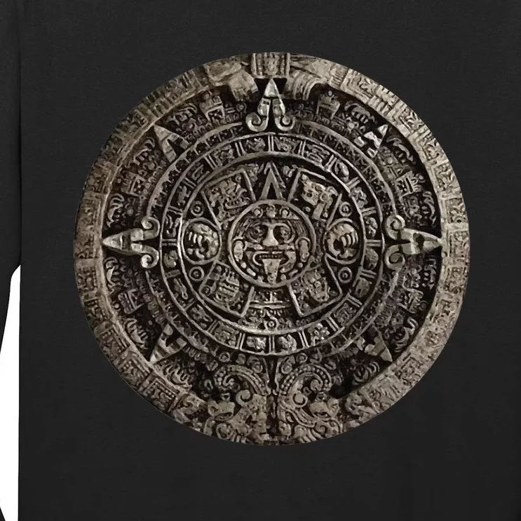 Aztec Or Mayan Calendar Maya Men Women Kids Tall Long Sleeve T-Shirt