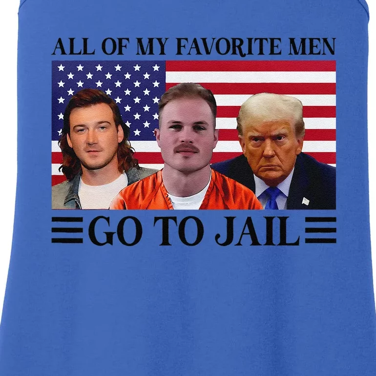 All Of My Favorite Go To Jail Trump Ladies Essential Tank