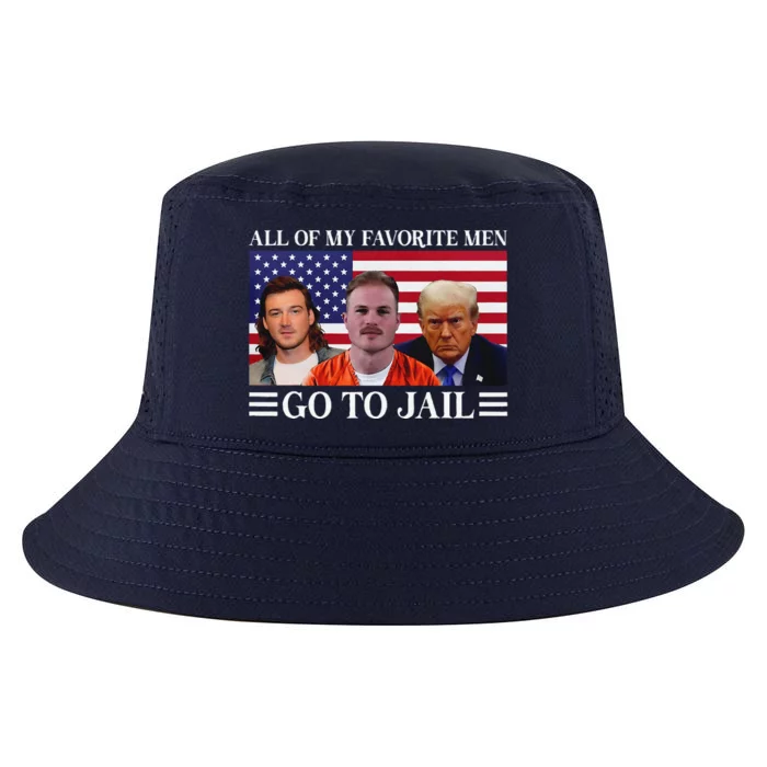 All Of My Favorite Go To Jail Trump Cool Comfort Performance Bucket Hat