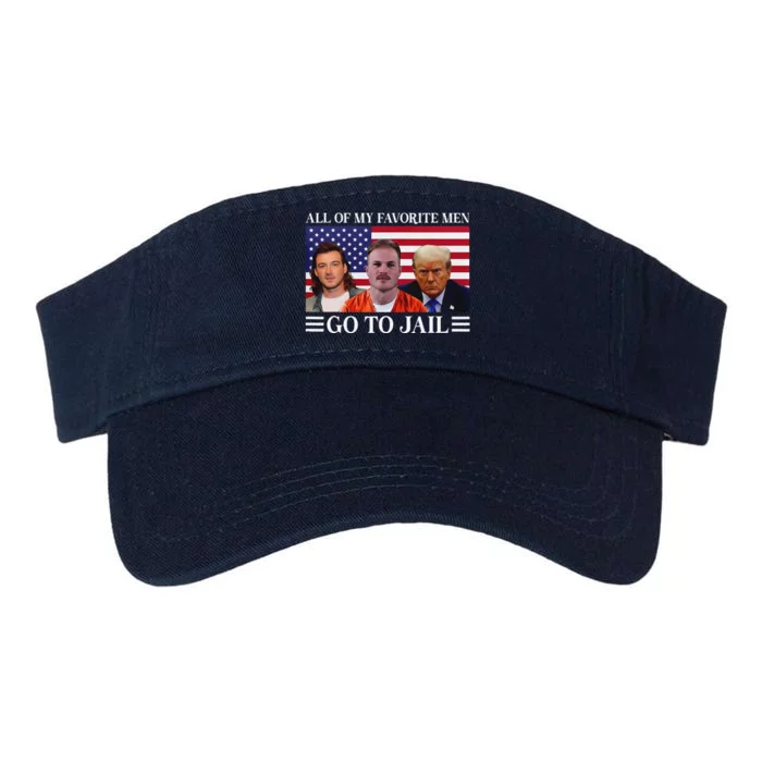 All Of My Favorite Go To Jail Trump Valucap Bio-Washed Visor